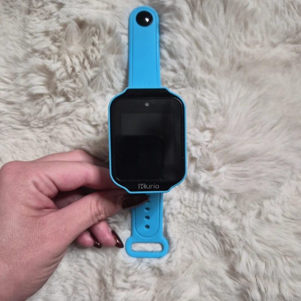 Kurio Kids Smartwatch Smart Watch C16500 Blue Rubber Band Fun Safety Education ✨